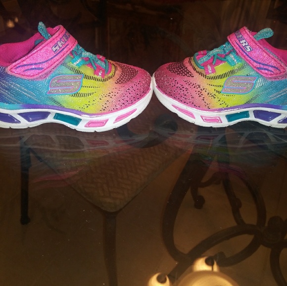 Skecher lights sz 5 Great condition - Picture 2 of 4